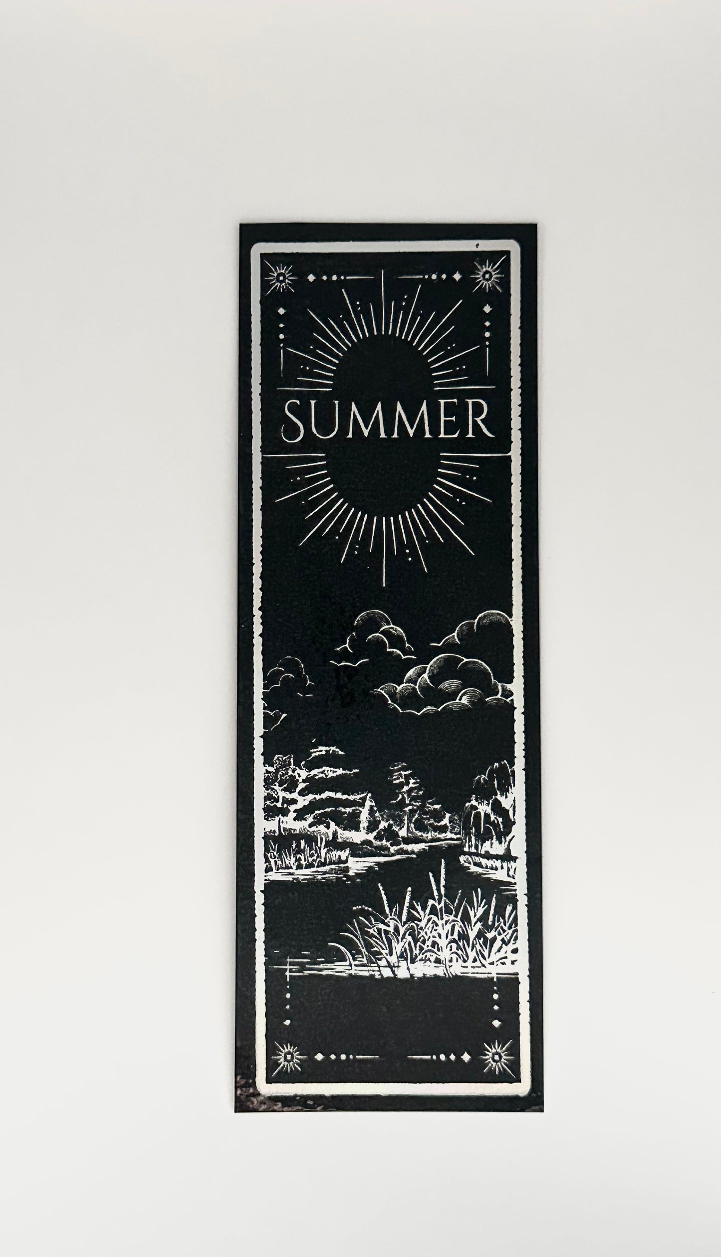 Summer - Foil Bookmark - (Silver Holographic)