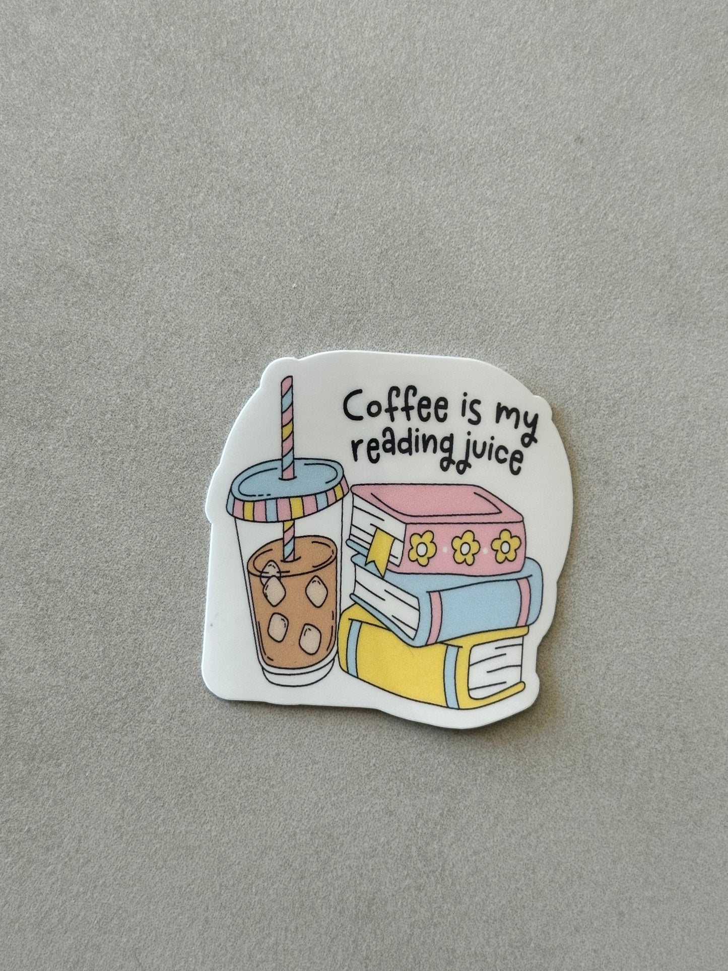 Coffee Is My Reading Juice - Sticker