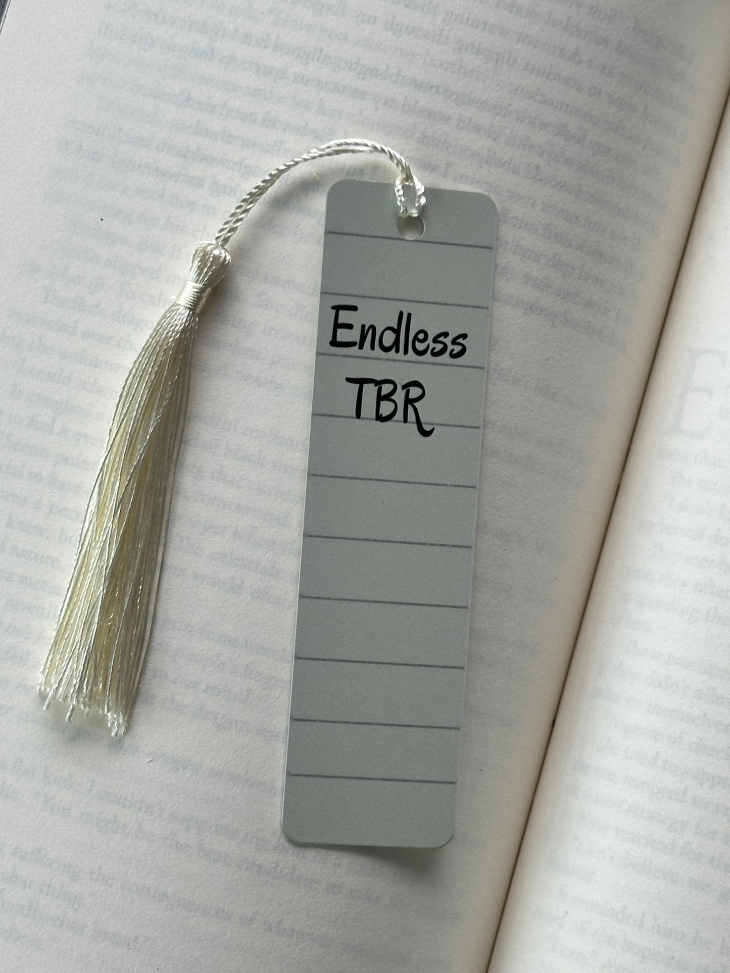Endless TBR - Metal Bookmark