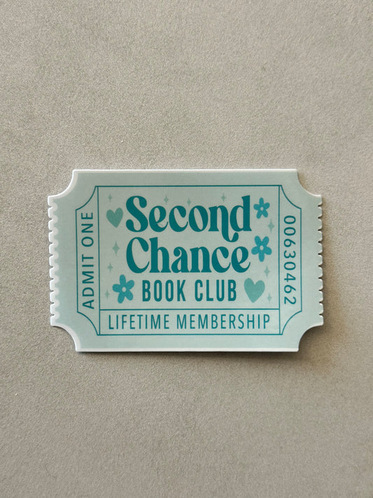 Second Chance Book Club Trope - Sticker