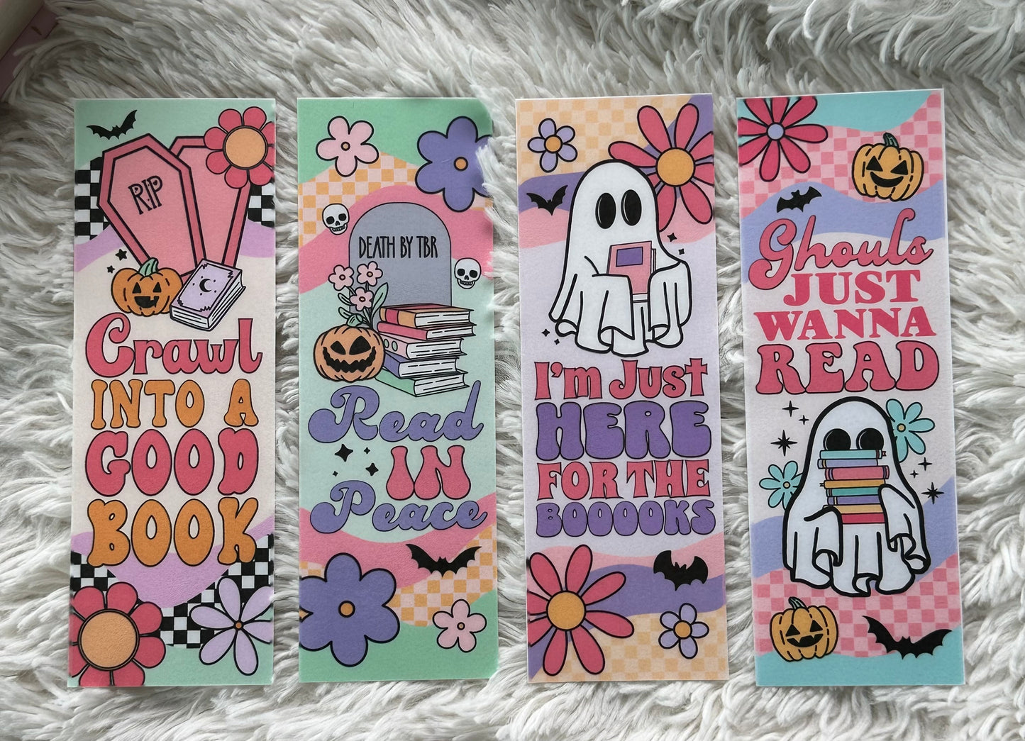 Cute Halloween Bookmark Bundle - 4 Pack