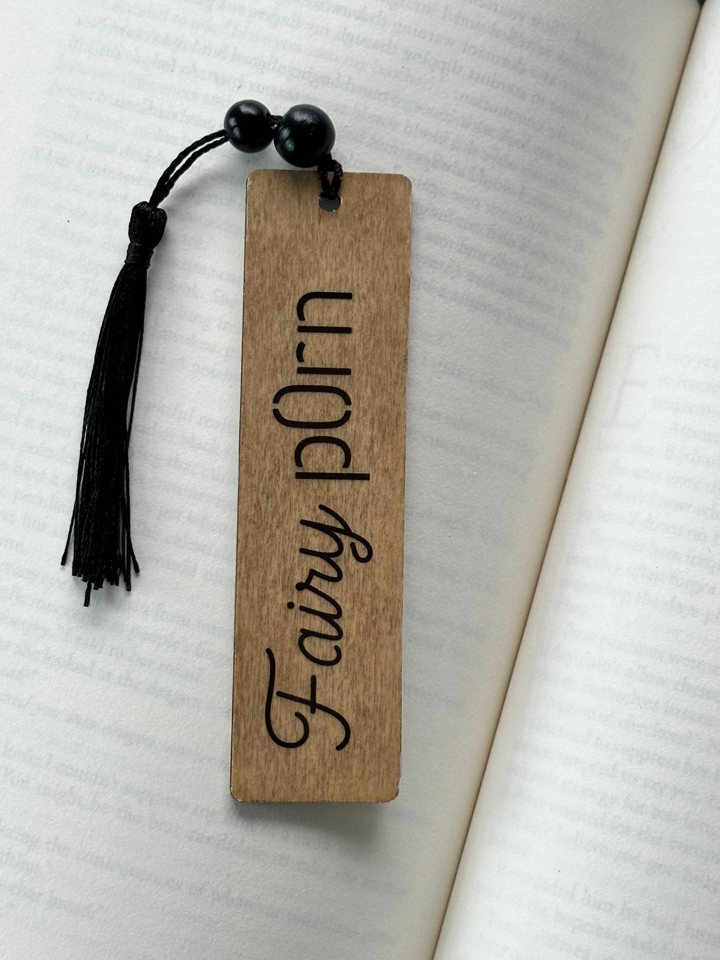 Fairy P*rn - Wood Bookmark - (Early American)