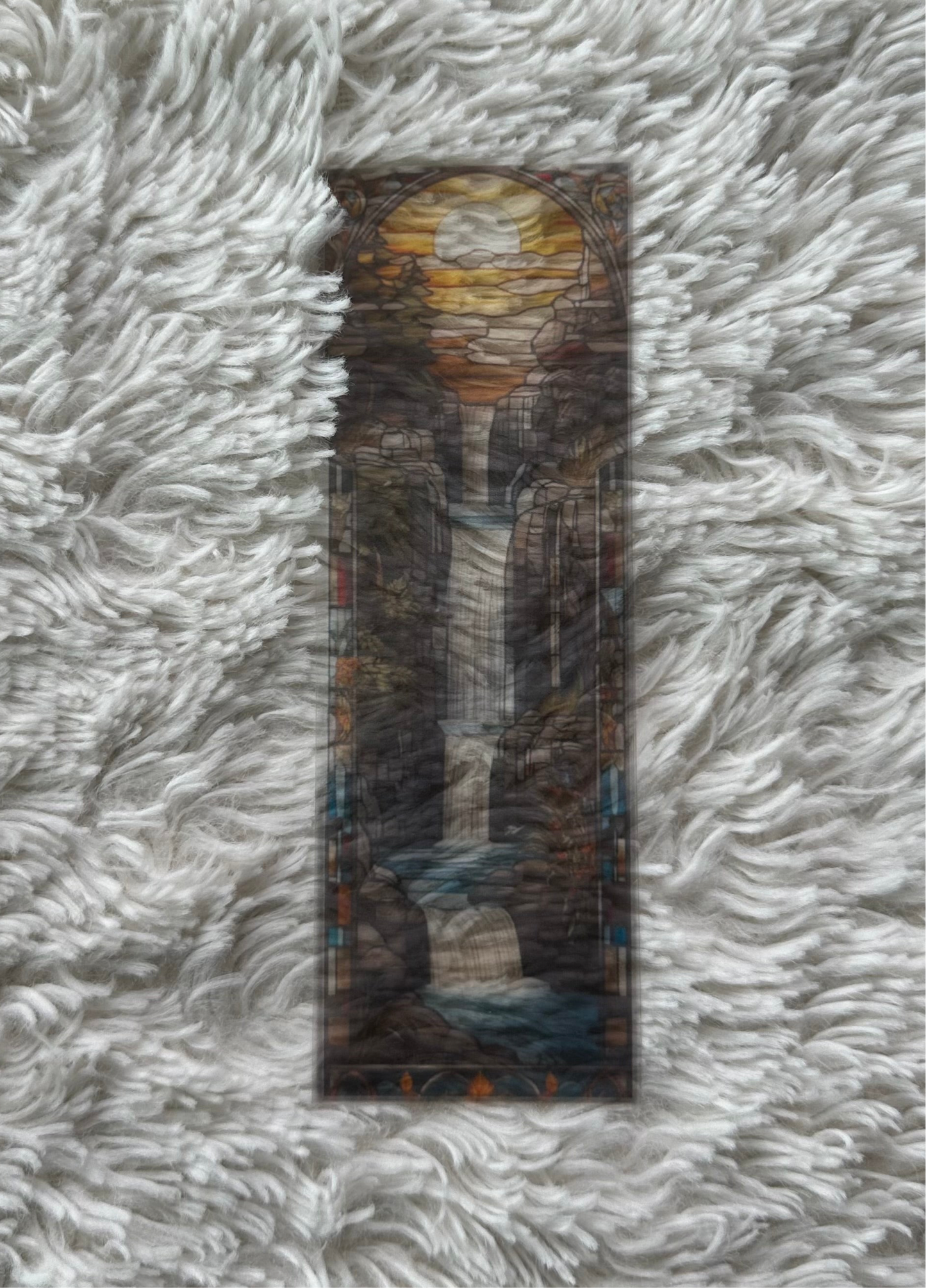 Stained Glass Style Landscape - Bookmark (67)