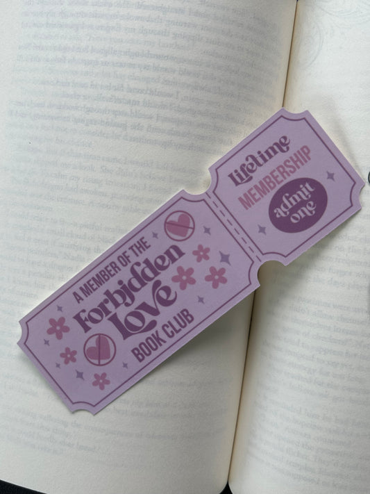 Forbidden Love Book Club - Bookmark