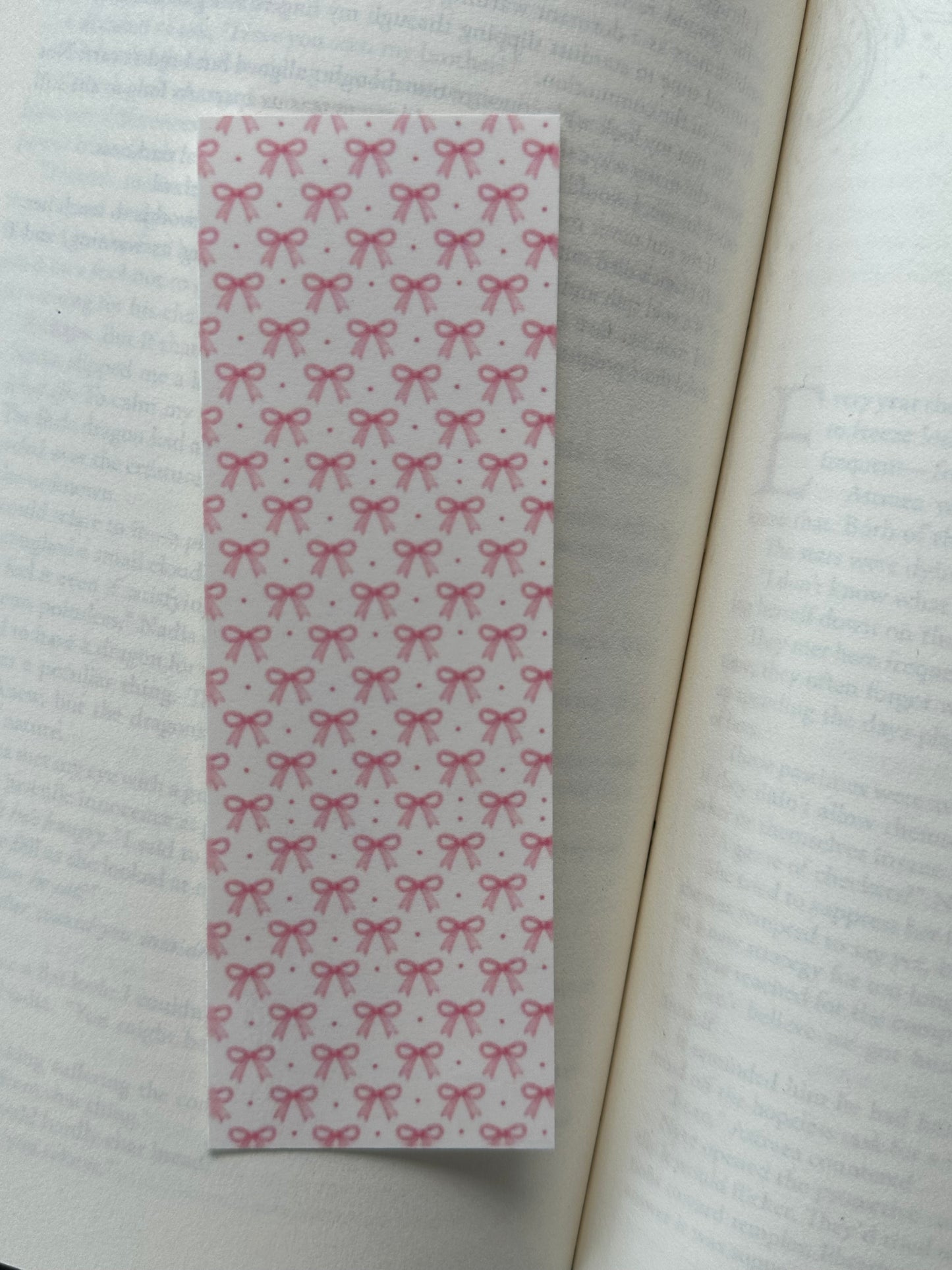 Pink Bows - Bookmark