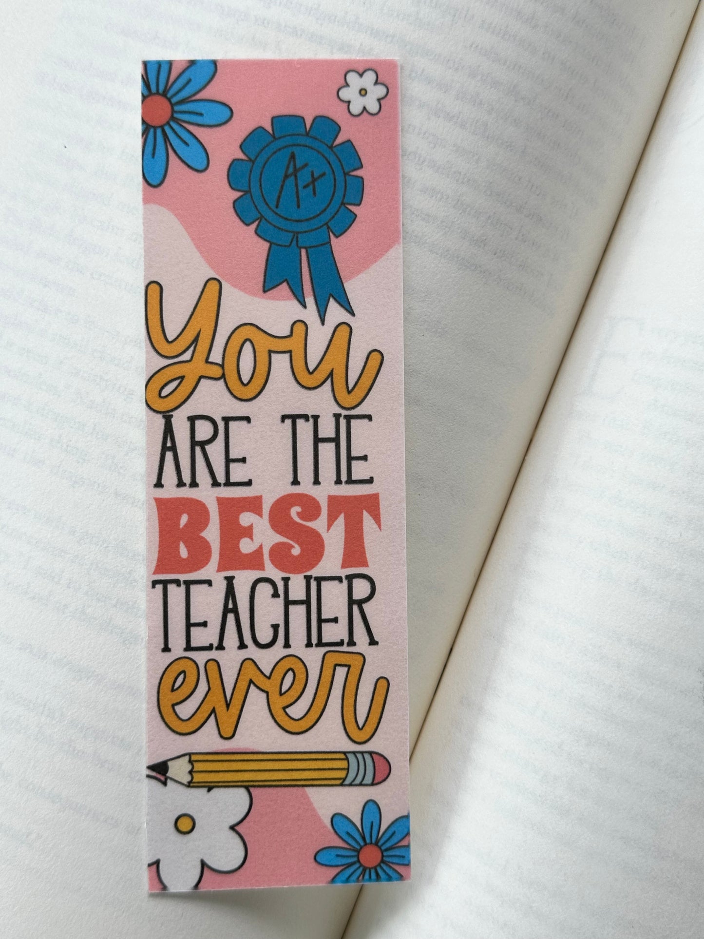 Best Teacher Bookmark Bundle - 4 Pack
