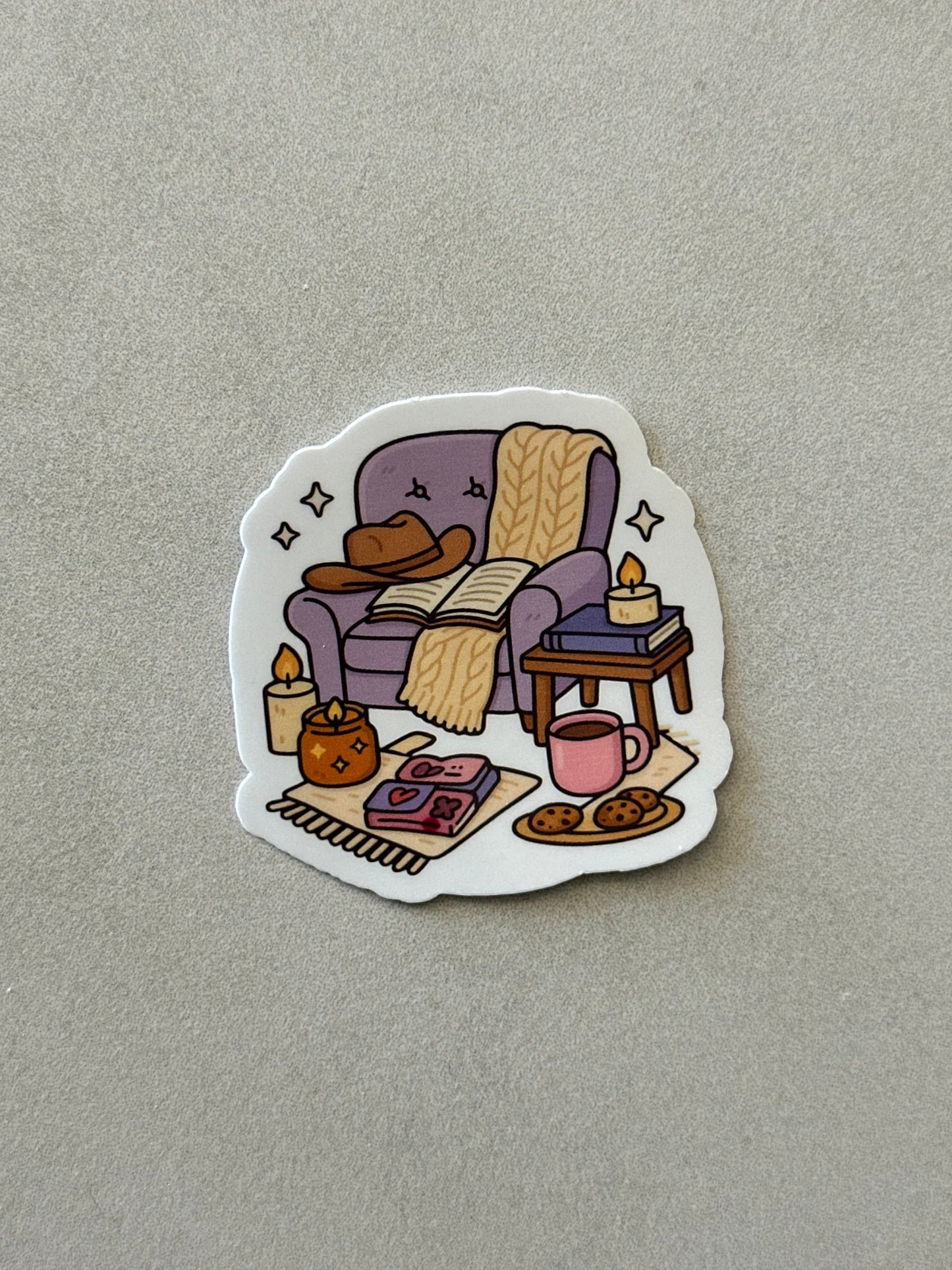 Cozy Cowboy Romance - Sticker