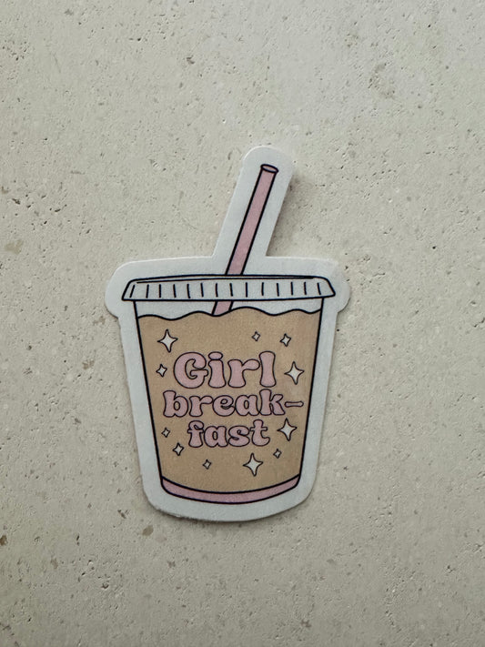 Girl Breakfast - Sticker
