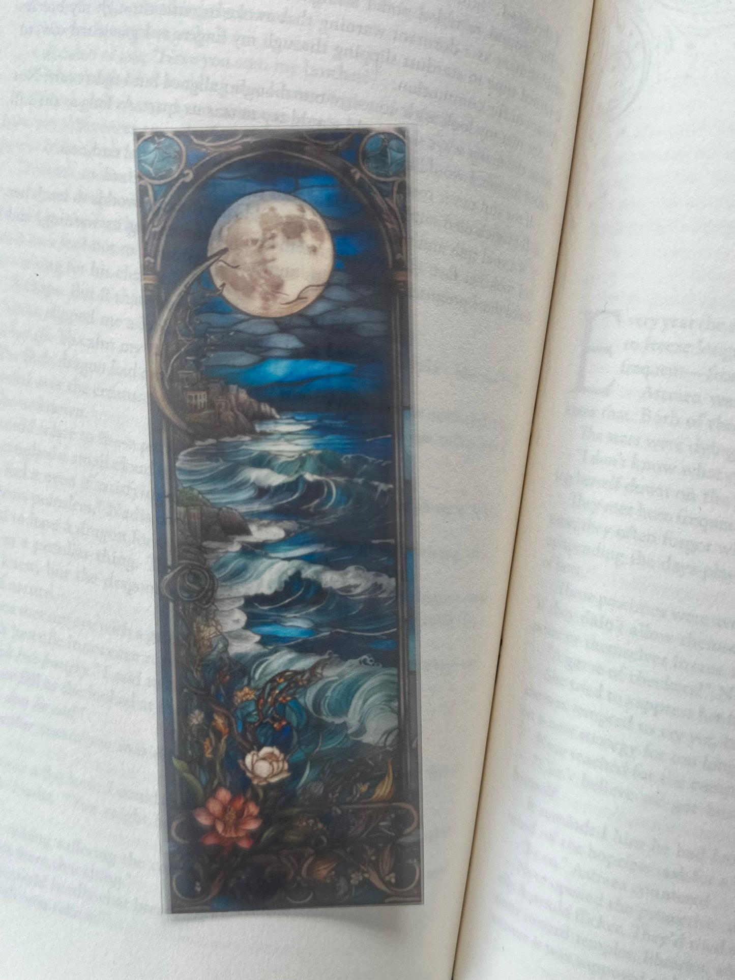 Stained Glass Style Landscape - Bookmark (64)