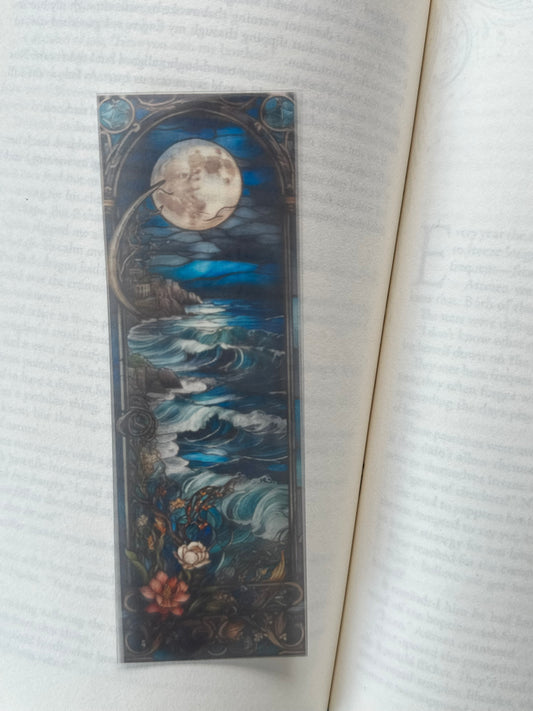 Stained Glass Style Landscape - Bookmark (64)