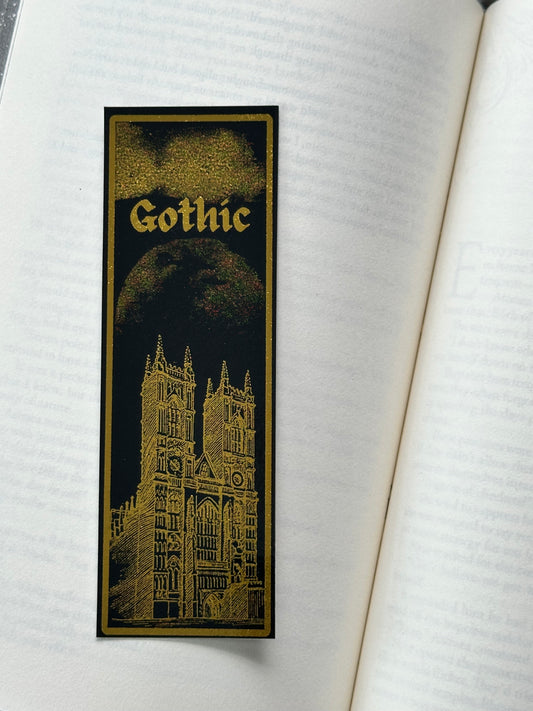 Gothic - Foil Bookmark - (Gold)