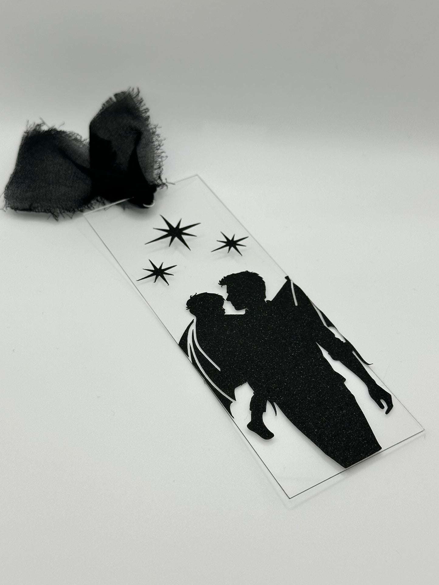 Winged Father and Son - Acrylic Bookmark