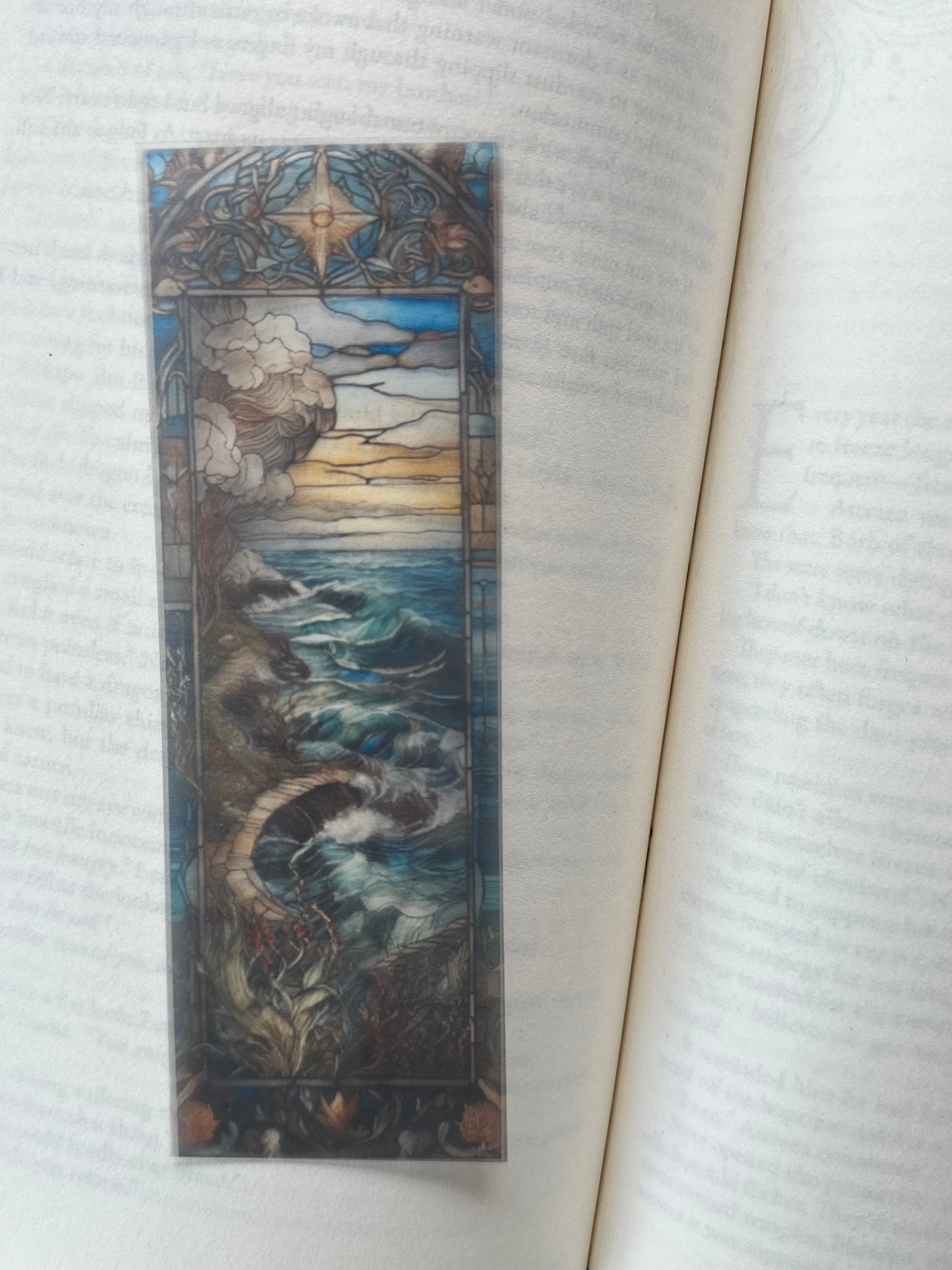 Stained Glass Style Landscape - Bookmark (49)