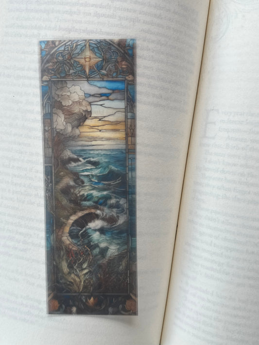 Stained Glass Style Landscape - Bookmark (48)