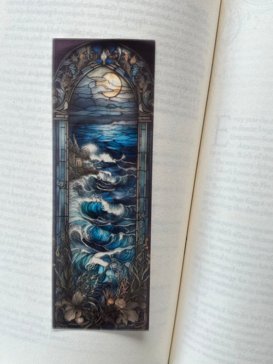Stained Glass Style Landscape - Bookmark (94)