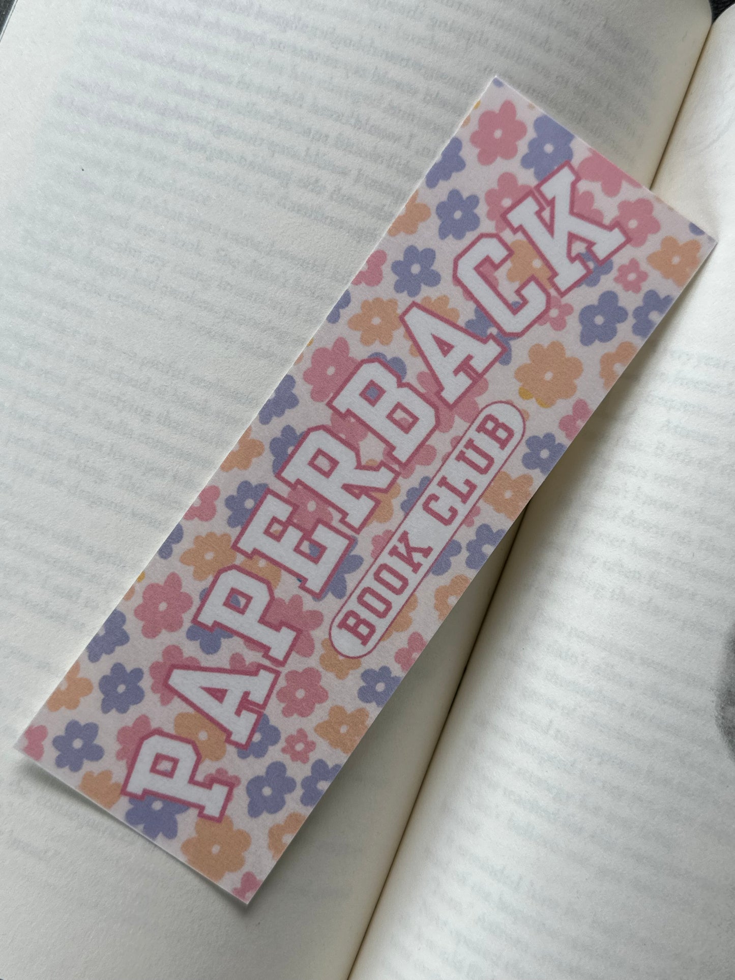 Paperback Bookclub Bookmark Bundle - Pink - 4 Pack