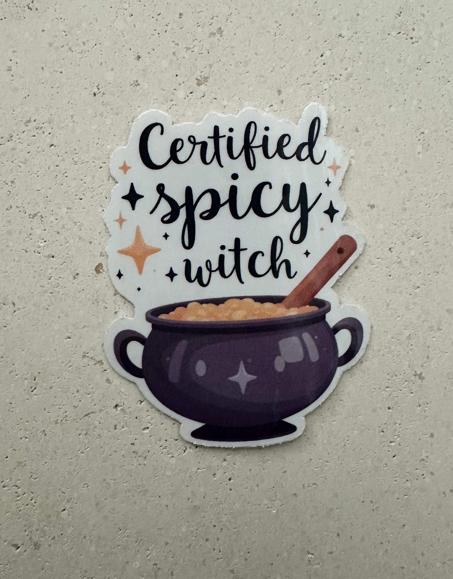 Certified Spicy Witch Cauldron - Sticker