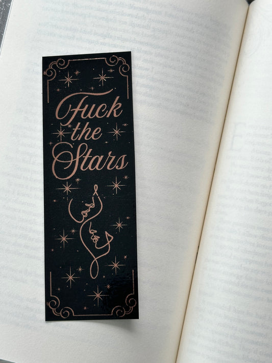 Fuck The Stars - Foil Bookmark - (Rose Gold)