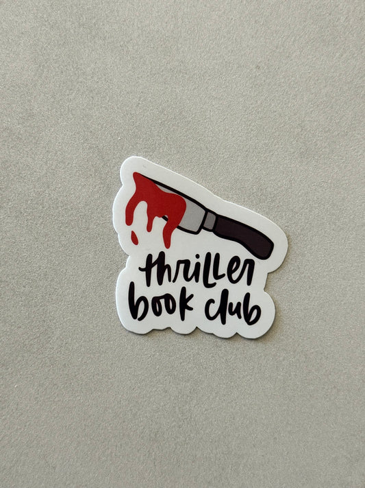Thriller Book Club - Sticker