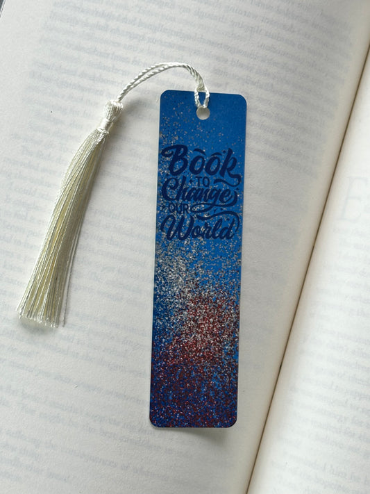 Book To Change Our World - Metal Bookmark