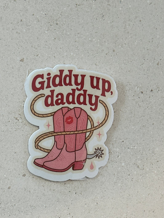 Giddy Up, Daddy - Sticker