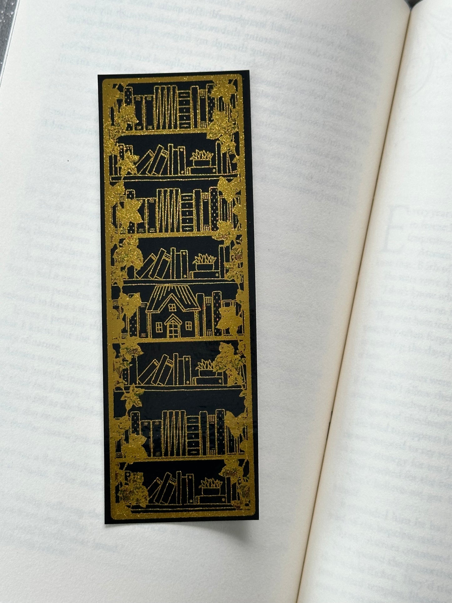 Bookshop - Foil Bookmark - (Gold)