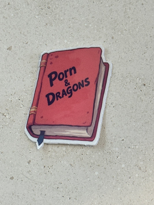 Porn & Dragons - Sticker