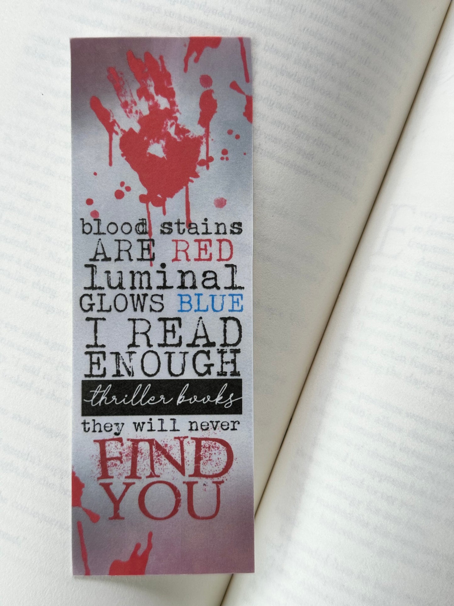 Thriller Bookmark Bundle - 4 Pack