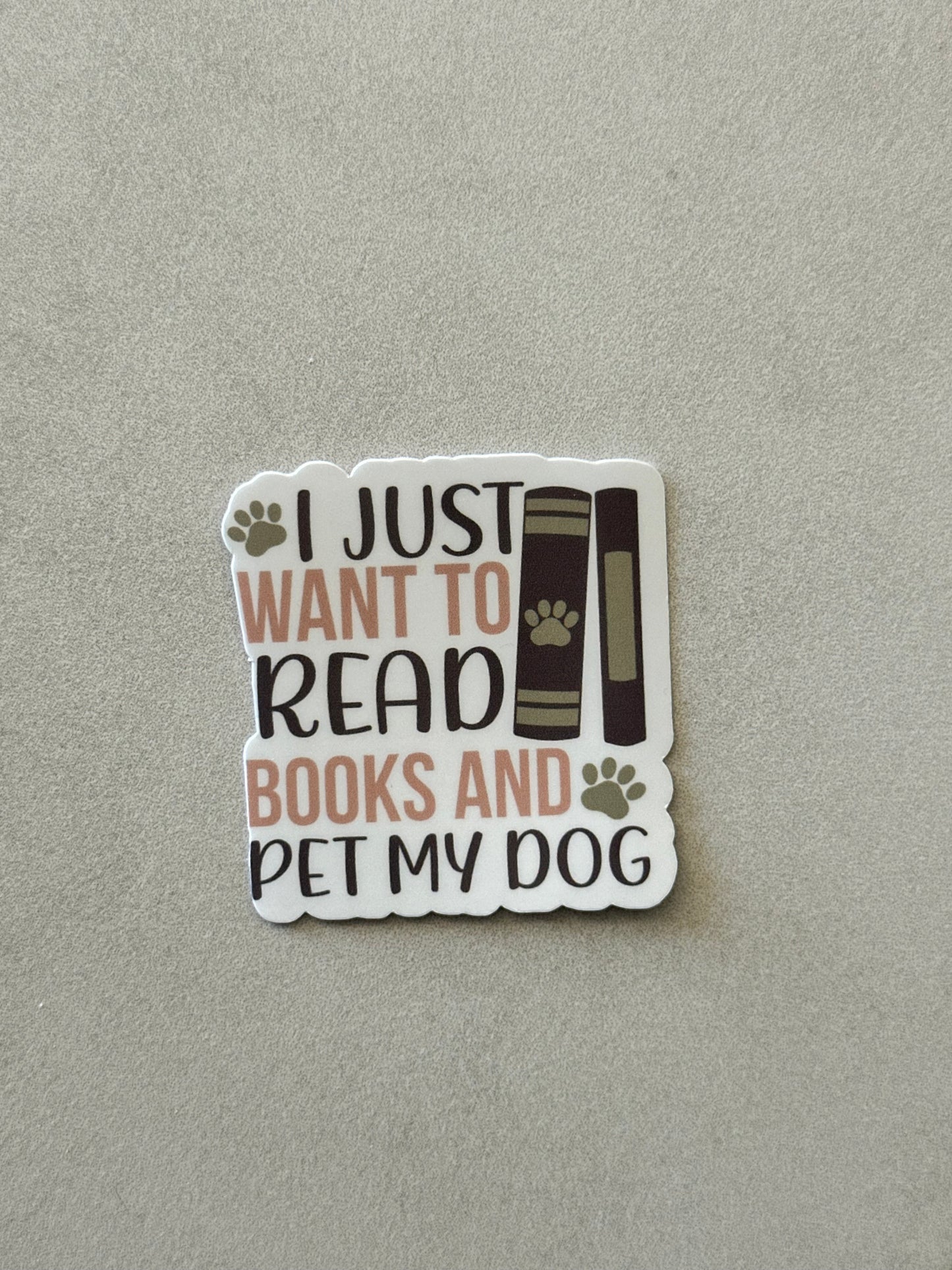 Books & Dogs - Sticker