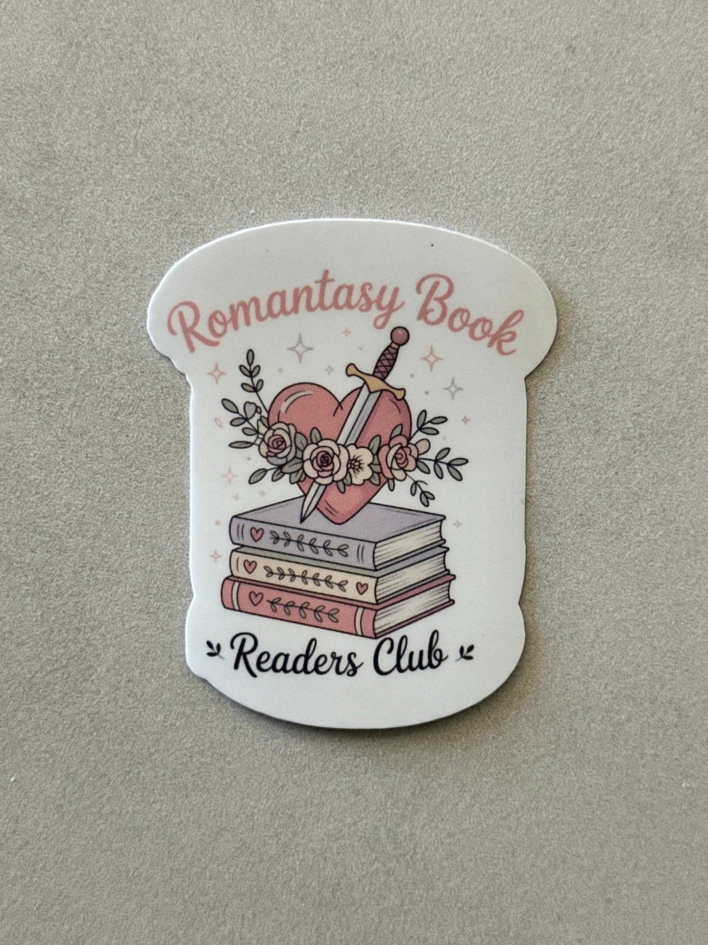 Romantasy Book Readers Club - Floral - Sticker