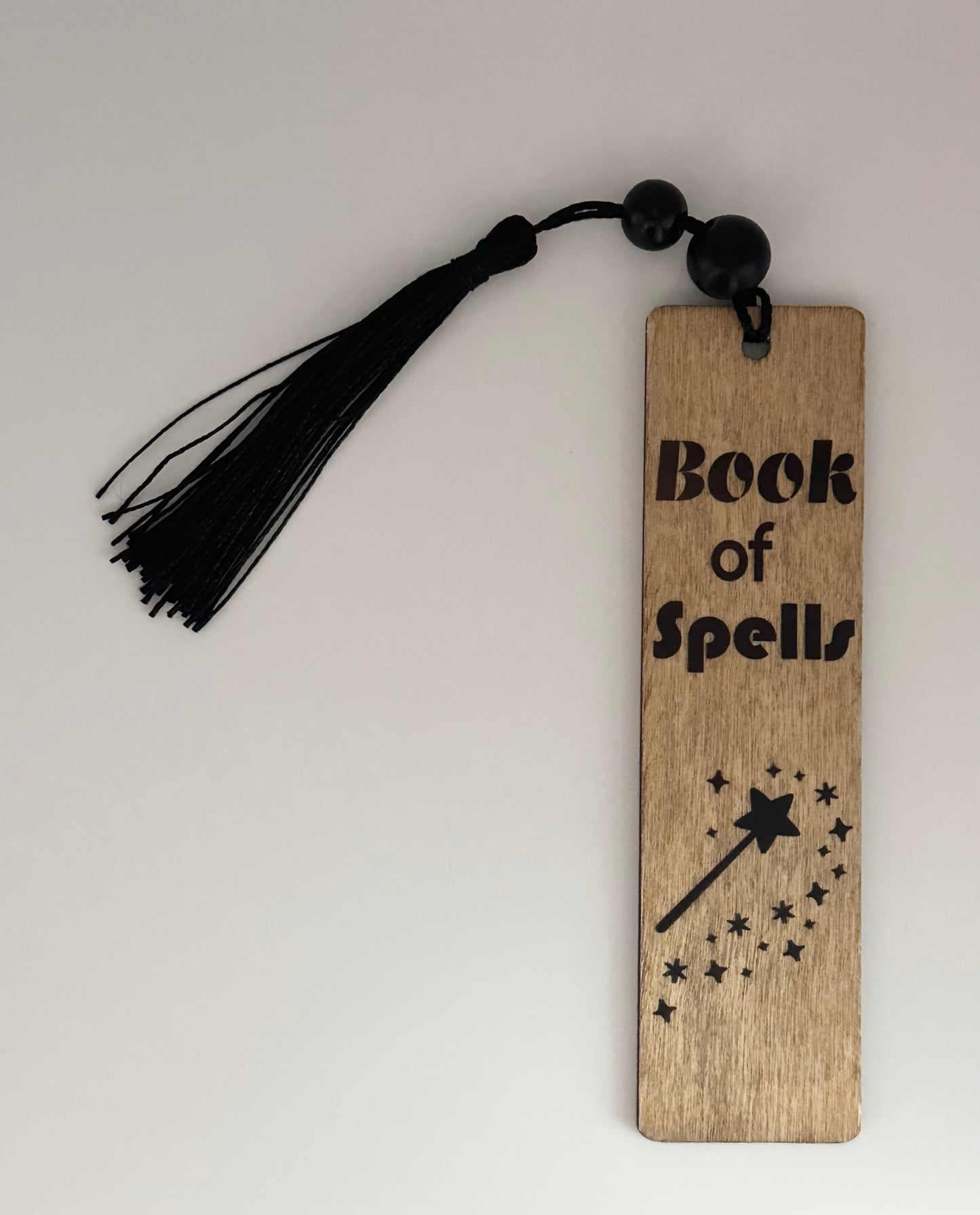 Book Of Spells - Wood Bookmark - (Early American)