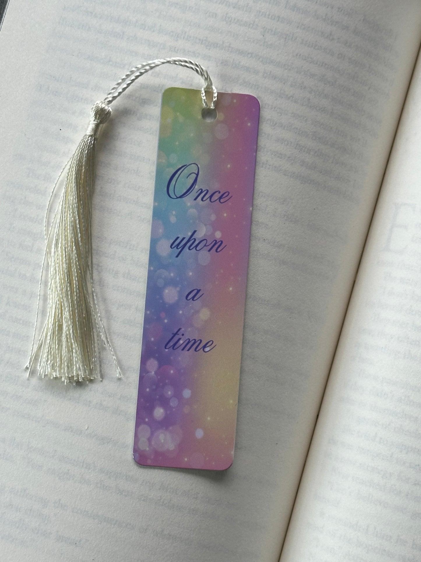 Once Upon A Time - Metal Bookmark (Rainbow)