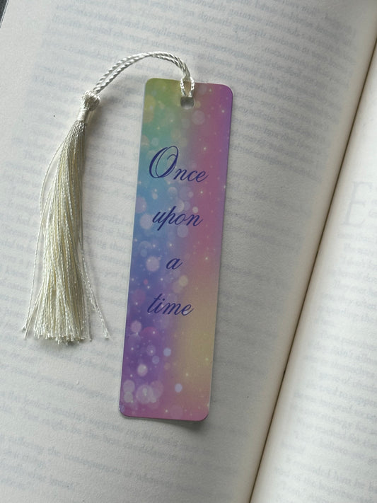Once Upon A Time - Metal Bookmark (Rainbow)