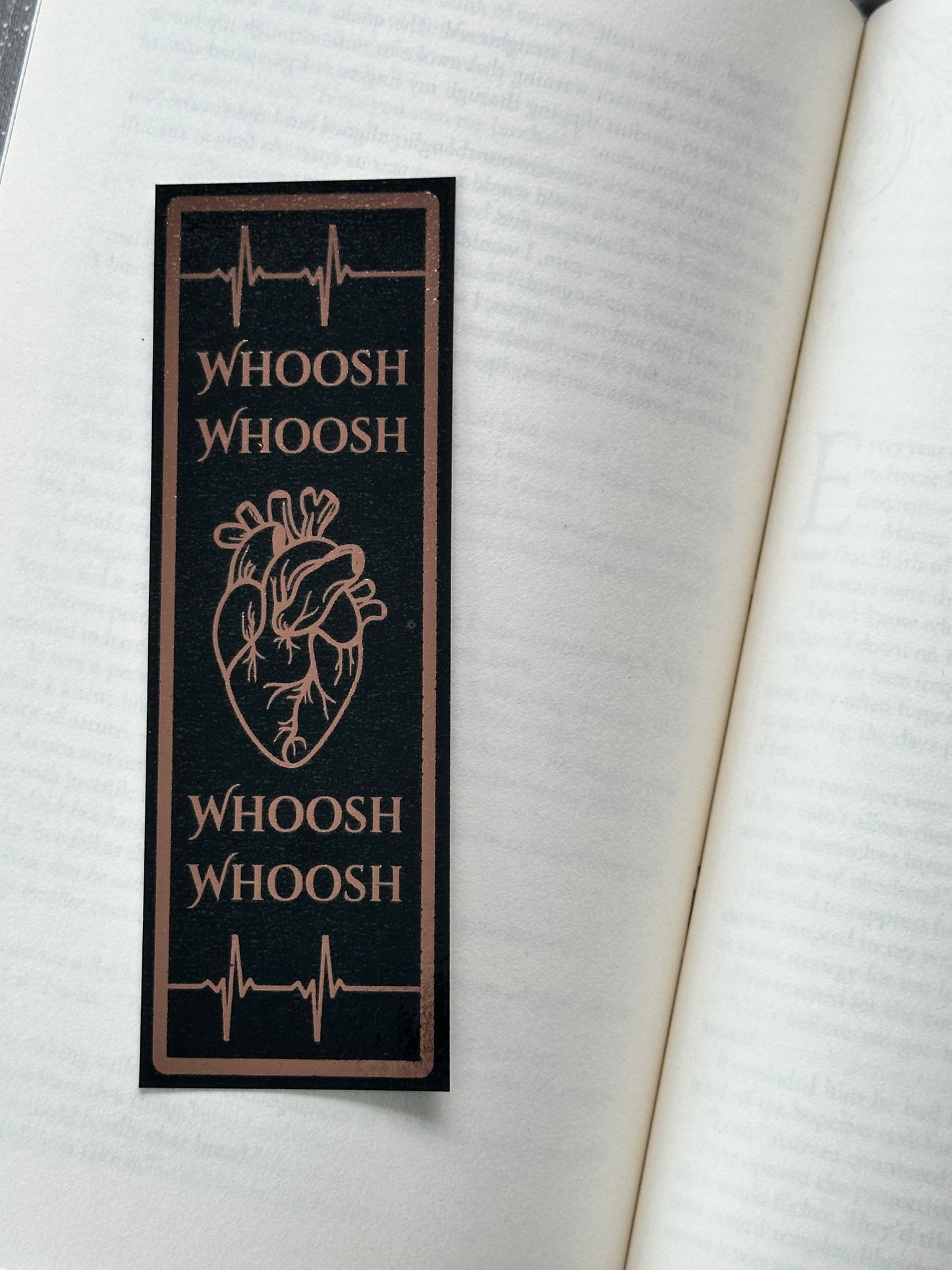 Whoosh Whoosh - Foil Bookmark - (Rose Gold)