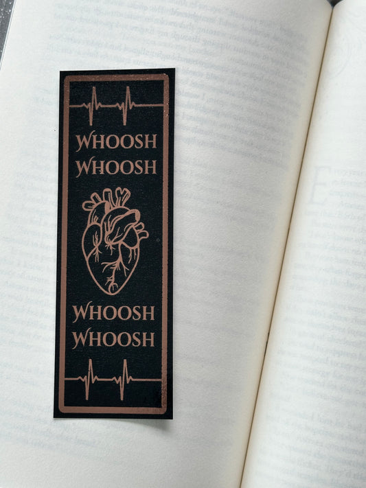 Whoosh Whoosh - Foil Bookmark - (Rose Gold)