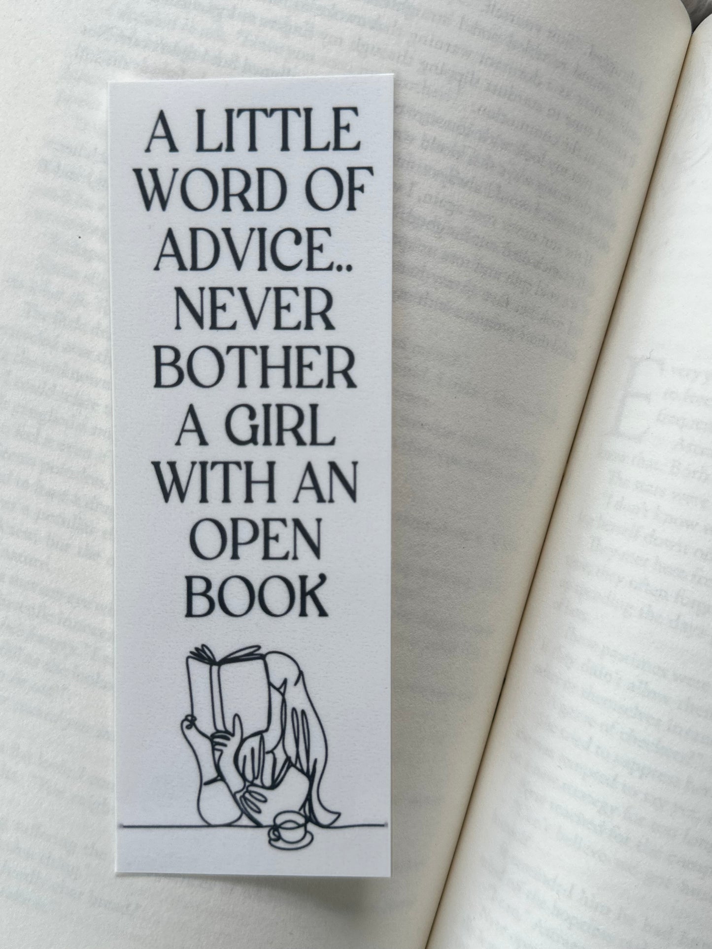 Bookish Quotes & Line Art Bookmark Bundle - 4 Pack