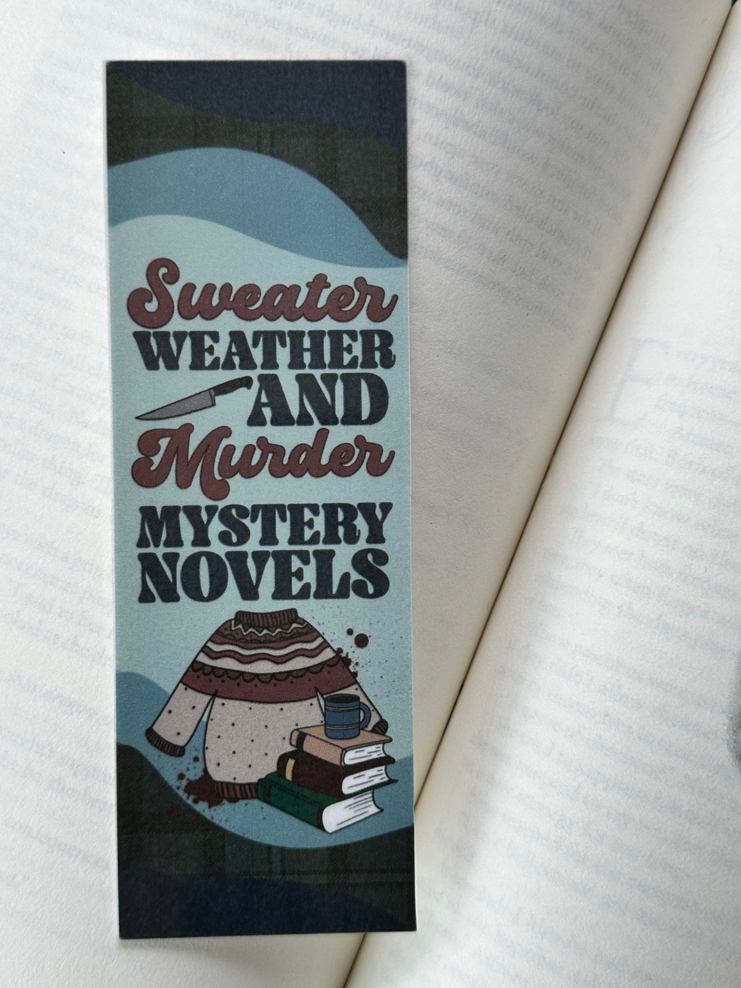 Murder Mystery Bookmark Bundle - 4 Pack