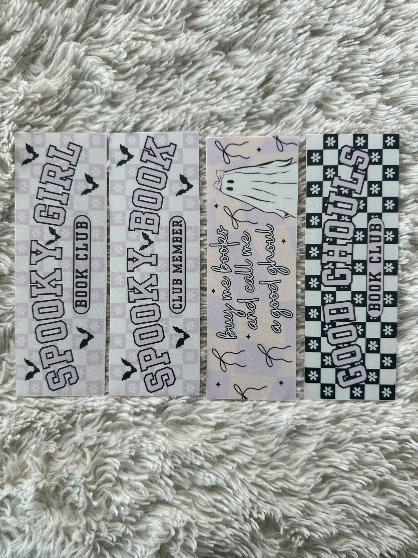 Spooky Girl Book Club Bookmark Bundle - 4 Pack