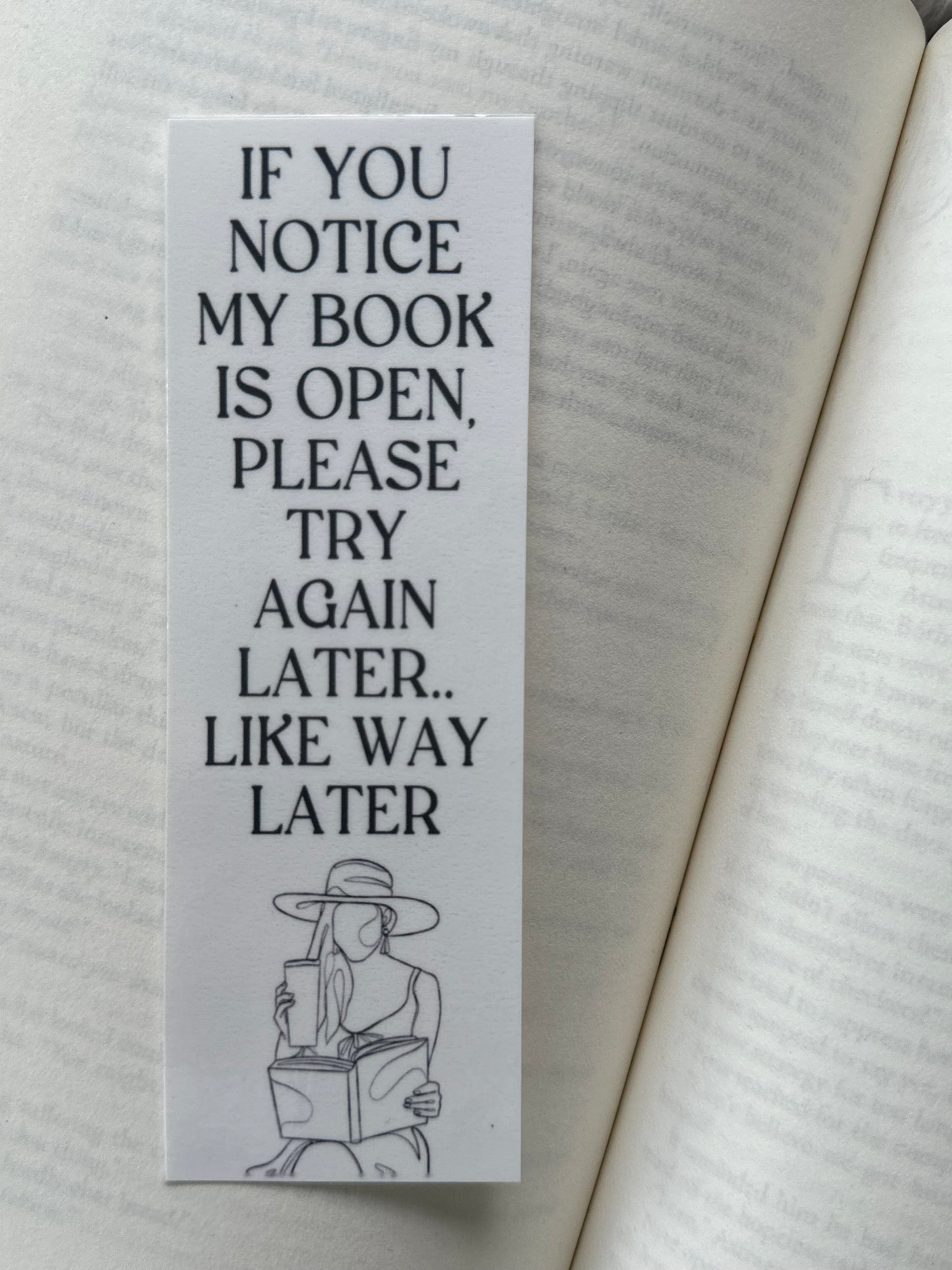 Bookish Quotes & Line Art Bookmark Bundle - 4 Pack