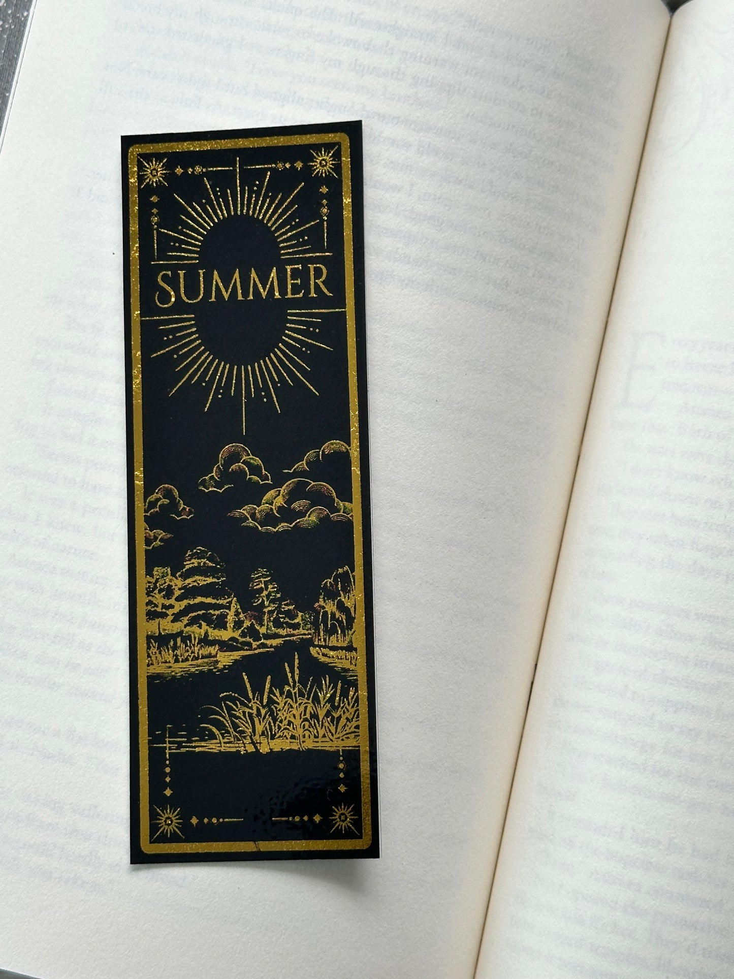 Summer - Foil Bookmark - (Gold)