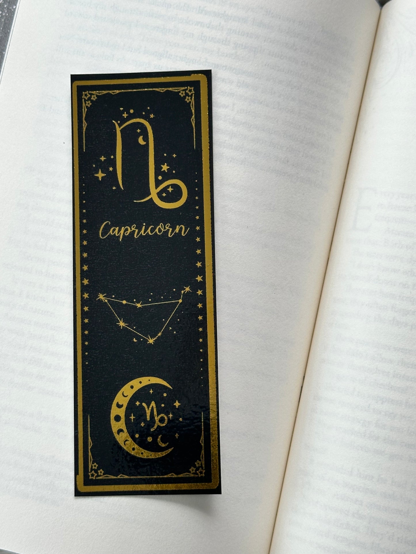 Capricorn - Foil Bookmark - (Gold)