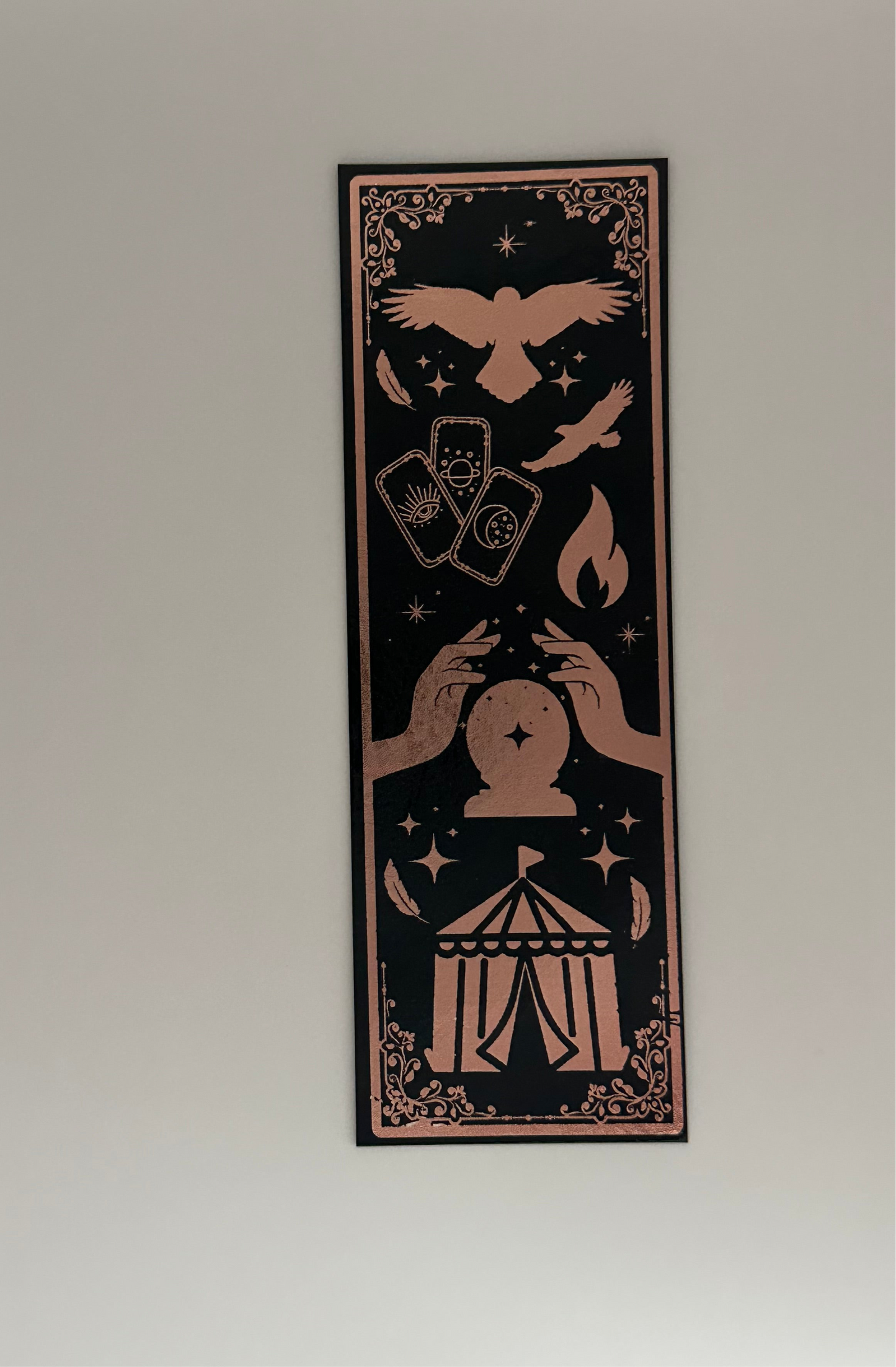 Night Market - Foil Bookmark - (Rose Gold)