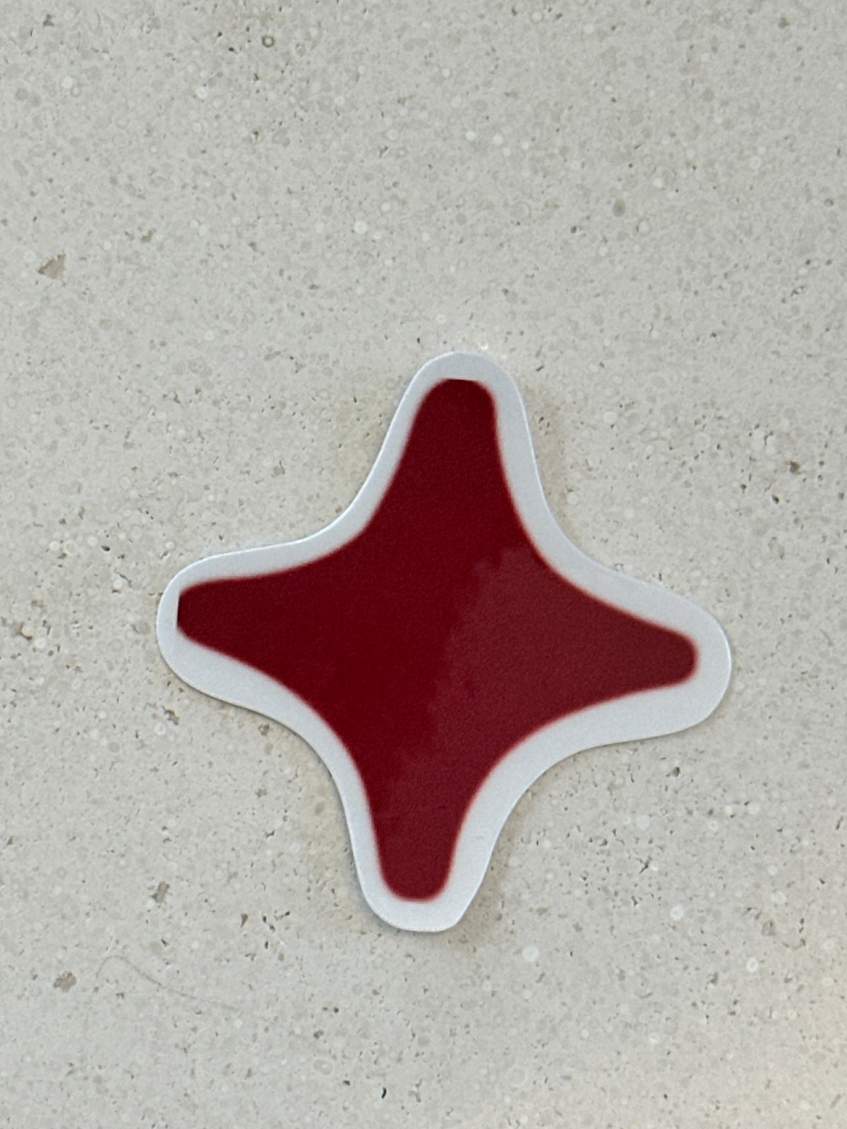 Blue, Black, Red, Gold Star - Stickers