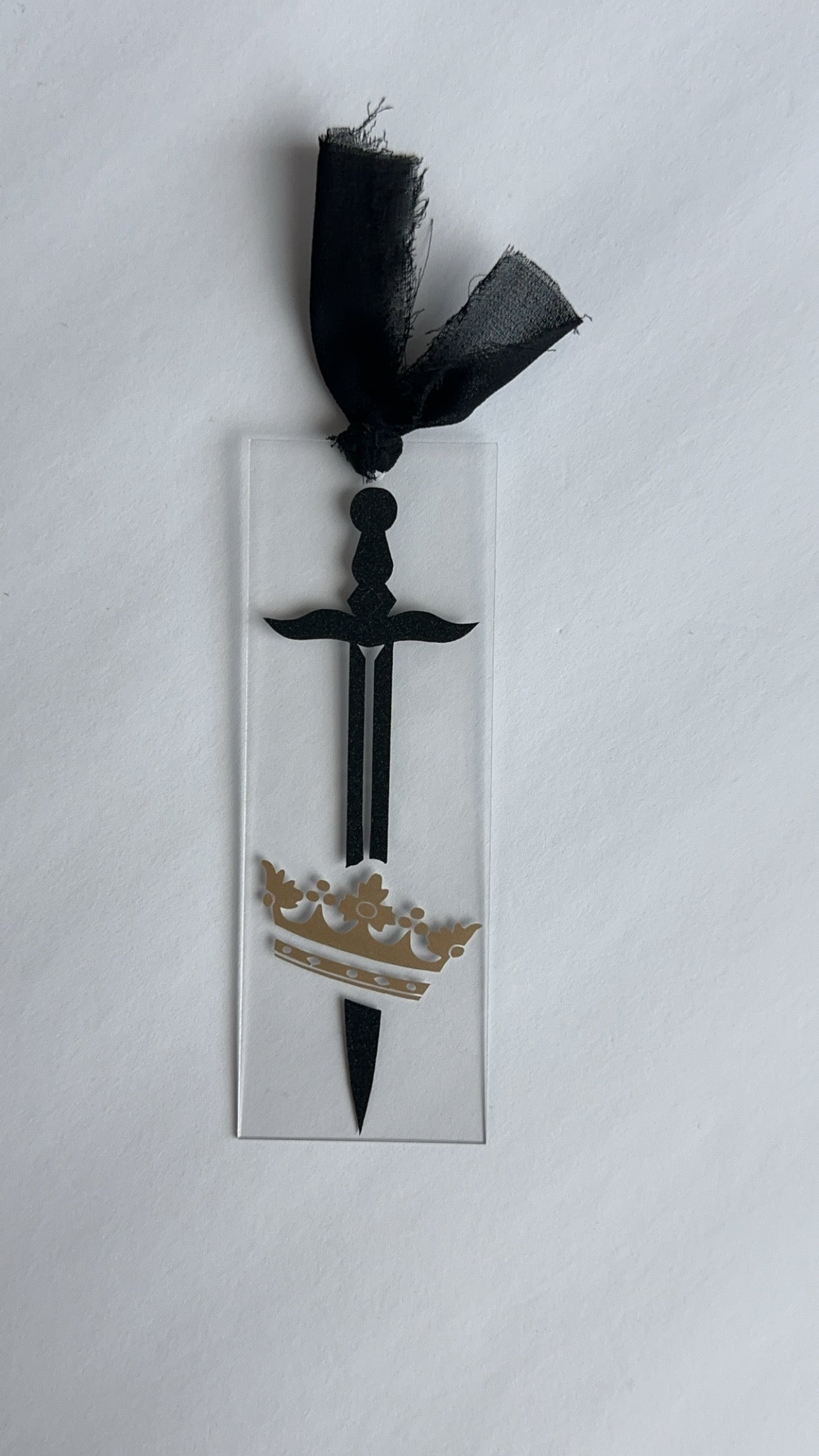 Sword and Crown - Acrylic Bookmark