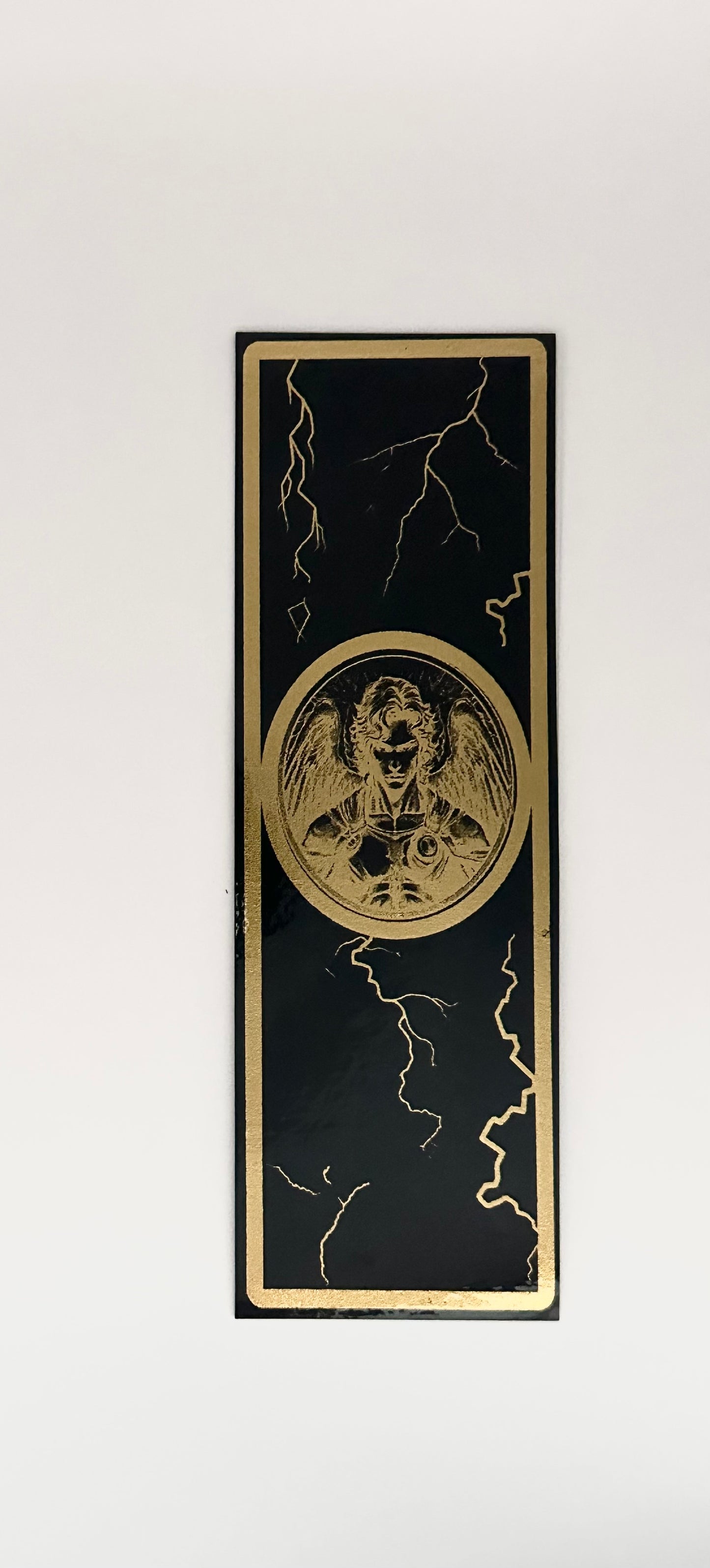 Lightning - Foil Bookmark - (Gold)