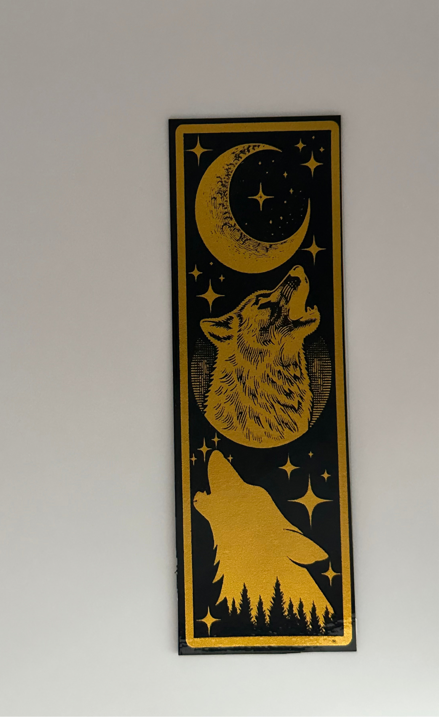 Wolves - Foil Bookmark - (Gold)