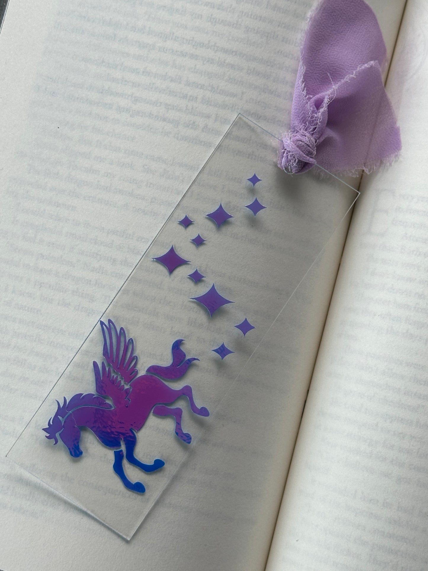 Shimmering Pegasus - Acrylic Bookmark