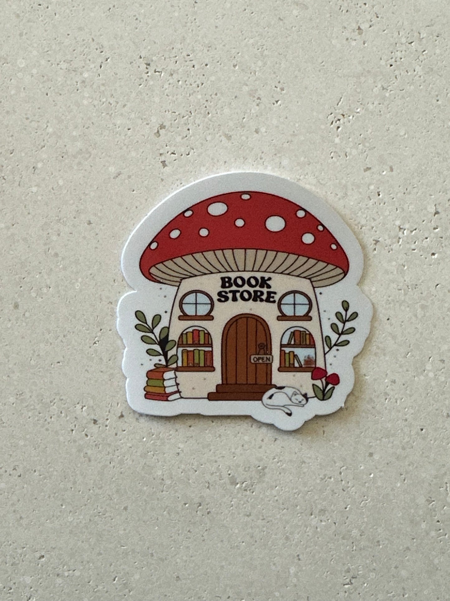 Mushroom Bookstore - Sticker