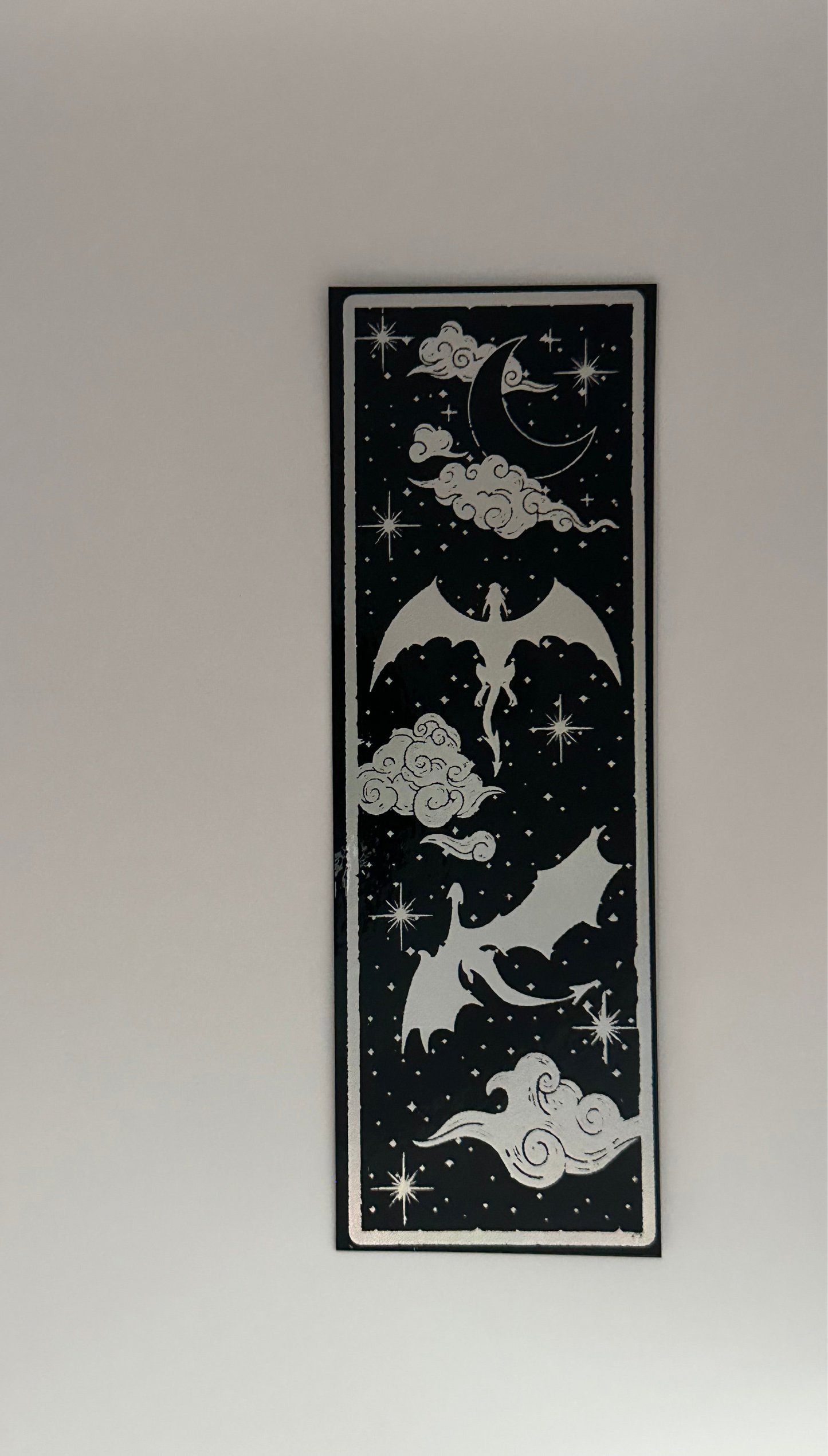 Dragon - Foil Bookmark - (Silver Holographic)