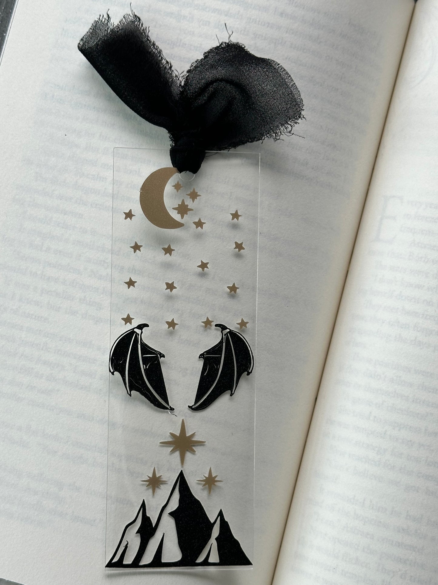 Mountains, Wings & Stars - Acrylic Bookmark